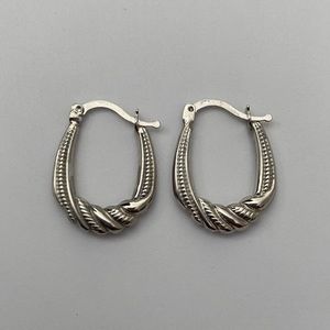 925 Silver hoop earrings